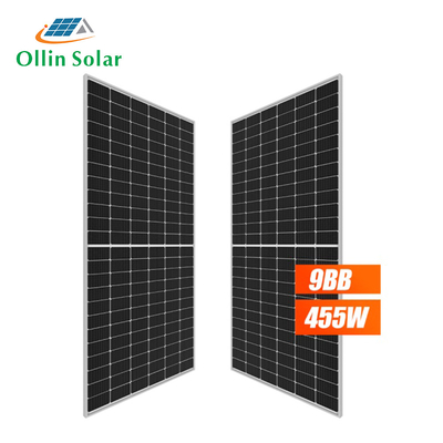 Bảng điều khiển năng lượng mặt trời 144 Half Cell không thấm nước 400W 420W 430W 440W 450W