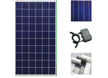 Năng lượng sạch Silicon tấm năng lượng mặt trời 260 Watt, hệ thống nhà đen tấm pin mặt trời