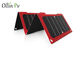Túi sạc năng lượng mặt trời di động 4 lần màu đỏ điện thoại di động sạc thiết bị
