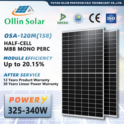 Hệ thống năng lượng mặt trời tắt lưới cho các tấm pin mặt trời Mono sử dụng tại nhà 320w 330w 340w 350w 355w