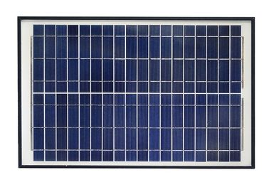 Blue 12V Panel năng lượng mặt trời, đa tinh thể Silicon Panel năng lượng mặt trời với Alligator Clip
