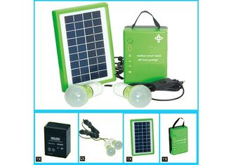 Bình thường xách tay bảng điều khiển năng lượng mặt trời sạc với 5W mô-đun năng lượng mặt trời PV và một pin 2 bóng đèn