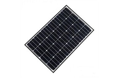 40 Watt Mono Đen Solar PV Panels High Transmittance Sắt thấp Tempered Glass Cover