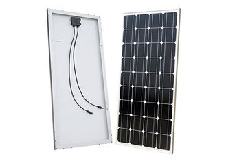 Mono 170W 12V bảng điều khiển năng lượng mặt trời khung hợp kim nhôm cho các ứng dụng báo hiệu quân sự
