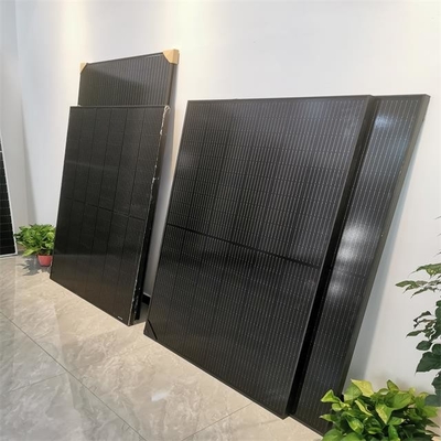 Mua TẤT CẢ Bảng điều khiển năng lượng mặt trời Mono màu đen 550w 555w, Bảng năng lượng mặt trời 560w Màu đen hoàn toàn với khung màu đen, tấm sau online manufacture