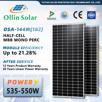 Mua Tấm năng lượng mặt trời 550w được INMETRO chứng nhận cho thị trường Brazillian Dịch vụ OEM có sẵn online manufacture
