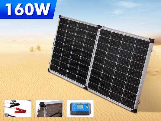 Mua Bộ dụng cụ cắm trại tấm pin mặt trời bằng kính có thể gập lại 160W 200W 400w online manufacture