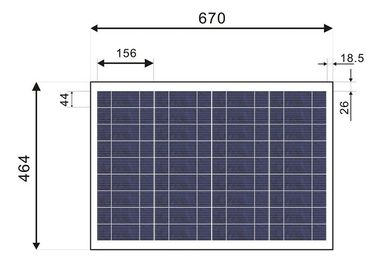 Mua Trắng khung 12V bảng điều khiển năng lượng mặt trời 3.2mm truyền cao Tempered Glass Front Glass online manufacture