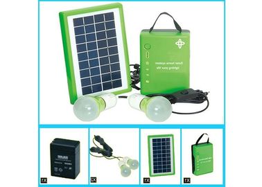 Mua Bình thường xách tay bảng điều khiển năng lượng mặt trời sạc với 5W mô-đun năng lượng mặt trời PV và một pin 2 bóng đèn online manufacture