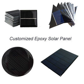 Mua Tùy chỉnh thực hiện bảng điều khiển năng lượng mặt trời nhỏ, Epoxy Resin Panel năng lượng mặt trời cho Led Garden Light Battery online manufacture