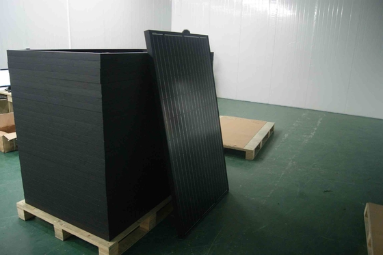 Mua Tấm pin năng lượng mặt trời 300w 330w Màu đen hoàn toàn với khung màu đen Tấm nền màu đen Tất cả màu đen online manufacture