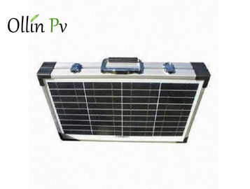 Tấm pin mặt trời di động có thể gập lại tấm trắng chống thấm IP67 với khóa và xử lý